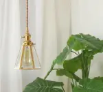 Homeko Copper Glass Pendant Light