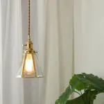 Homeko Copper Glass Pendant Light