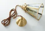 Homeko Copper Glass Pendant Light