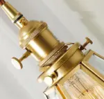 Homeko Copper Glass Pendant Light