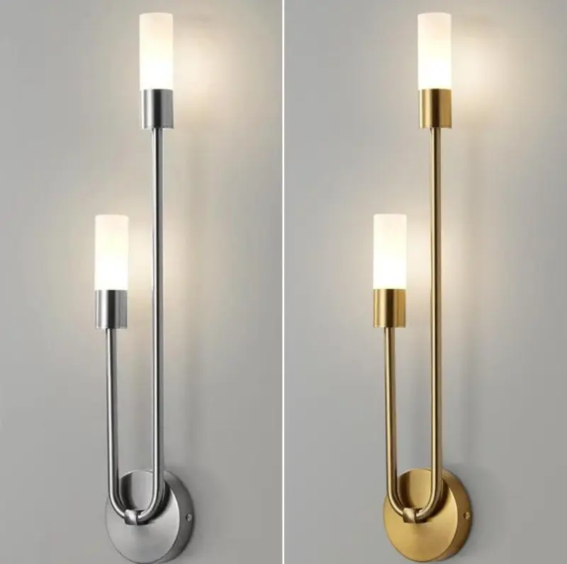 Homeko Copper U Shape Luster LED Wall Lamp