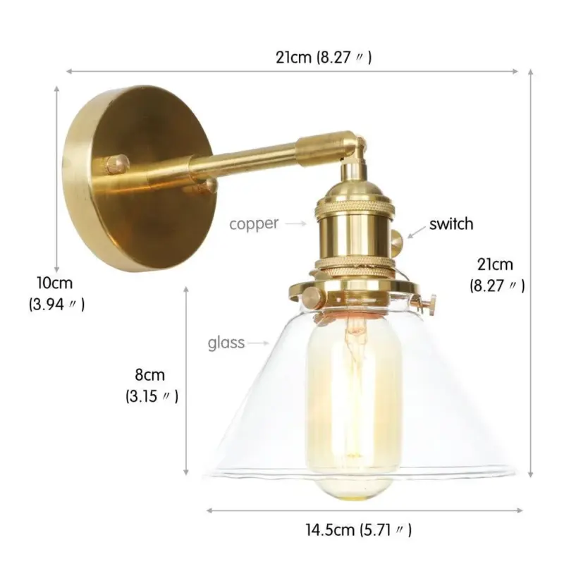 Homeko Copper Wall Sconces