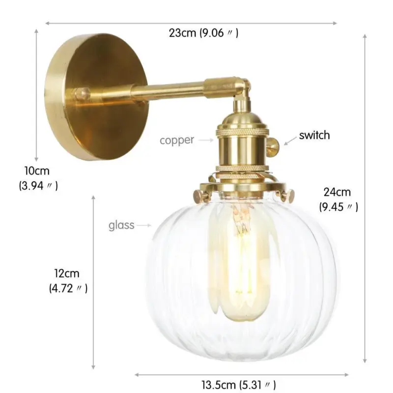 Homeko Copper Wall Sconces