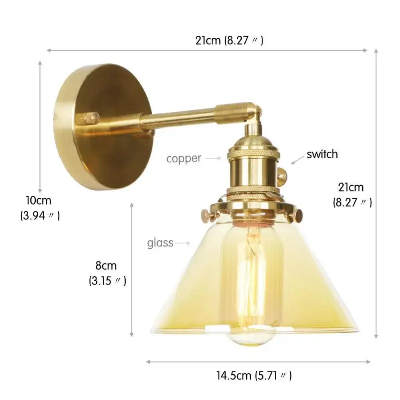 Homeko Copper Wall Sconces