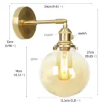 Homeko Copper Wall Sconces