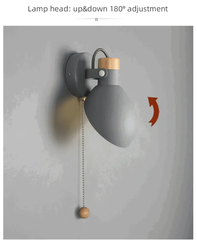 Homeko Cord Wall Mounted Reading Lamp