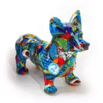 Homeko_Corgi_Graffiti_Painted_Statue_-_-4224993 Homeko Corgi Graffiti Painted Statue