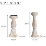 Homeko_Country_Wood_Pillar_Candle_Holders_-_-4225099 Homeko Country Wood Pillar Candle Holders