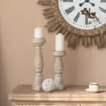 Homeko_Country_Wood_Pillar_Candle_Holders_-_-4225116 Homeko Country Wood Pillar Candle Holders