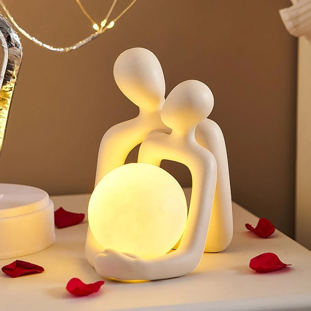 Homeko Couple Nightlight Statue -