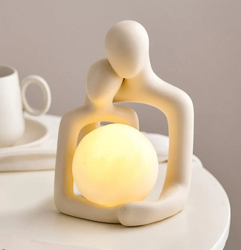 Homeko Couple Nightlight Statue -