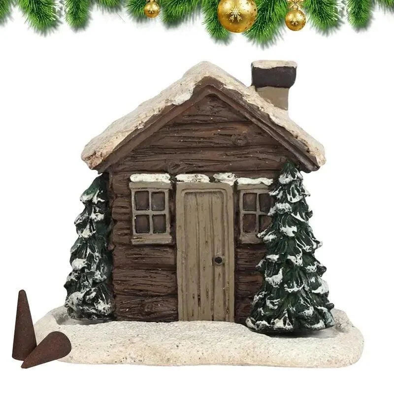 Homeko Cozy Log Cabin Incense Burner -