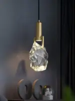 Homeko Creative Crystal Stone Pendant Lamp