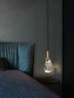 Homeko Creative Crystal Stone Pendant Lamp