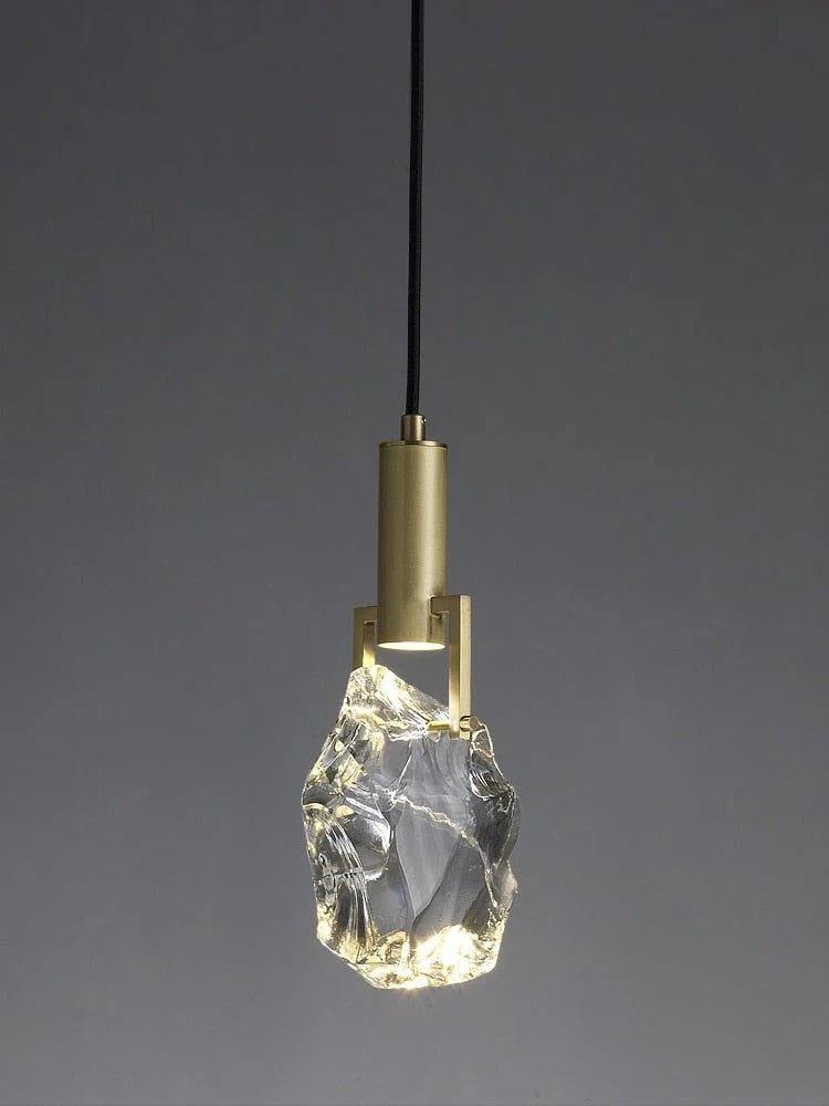 Homeko Creative Crystal Stone Pendant Lamp -