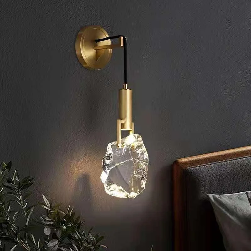 Homeko Creative Crystal Stone Pendant Lamp -