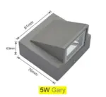 Homeko Creative K Shape LED Waterproof Wall Lamp