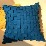 Homeko Cross Faux Suede Pillow Cover