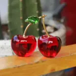 Homeko_Crystal_Cherry_Figurine_-_-4225847 Homeko Crystal Cherry Figurine
