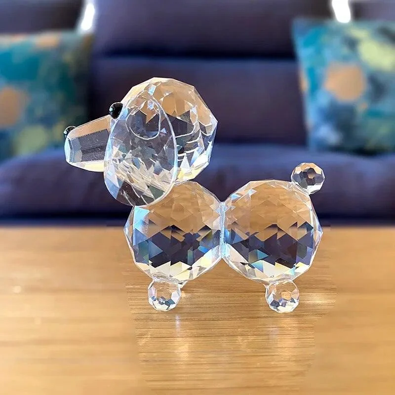 Homeko Crystal Dog Figurine -