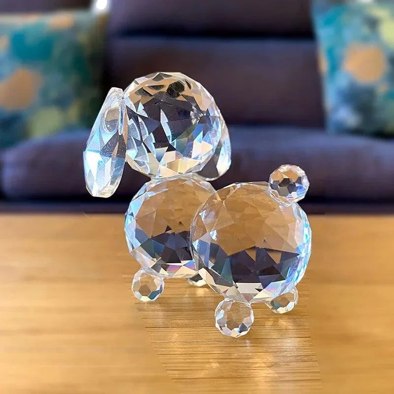 Homeko Crystal Dog Figurine -