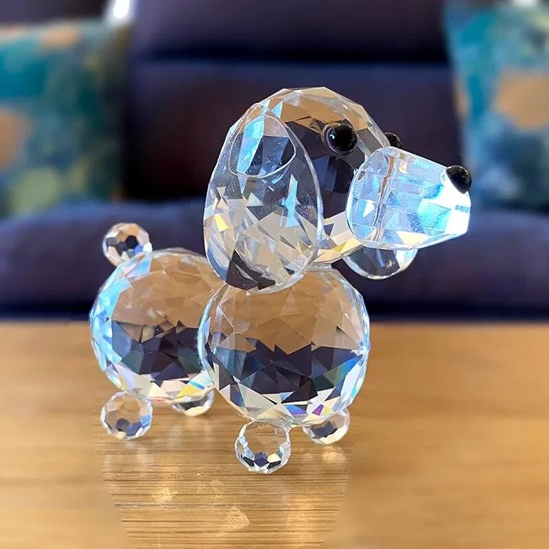 Homeko Crystal Dog Figurine -