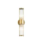Homeko Crystal Gold Glass Rod Wall Lamps