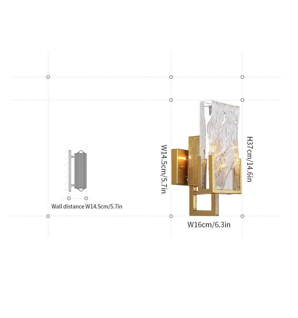 Homeko Crystal Wall Lamp -