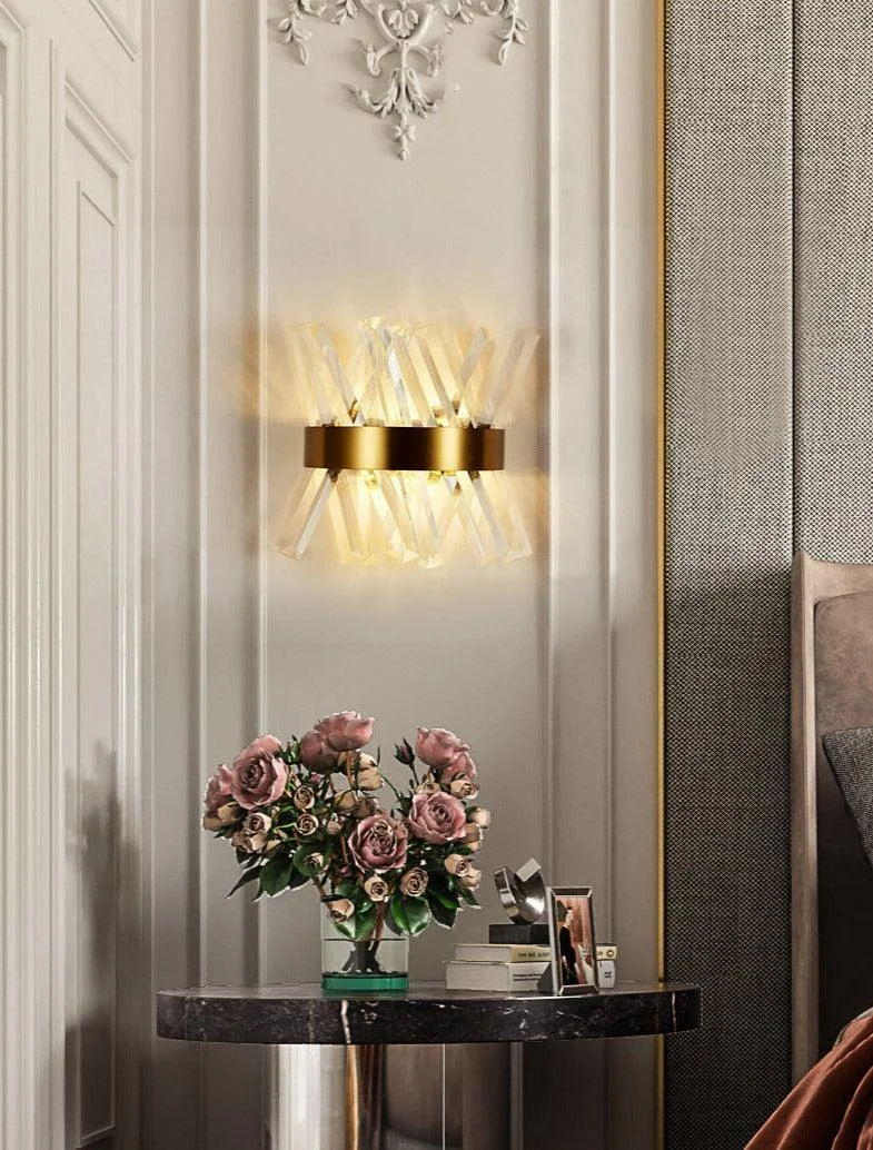 Homeko Crystal Wall Sconce -