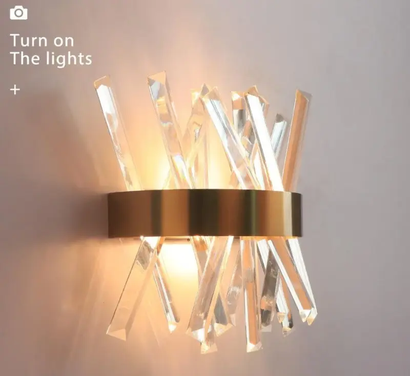 Homeko Crystal Wall Sconce