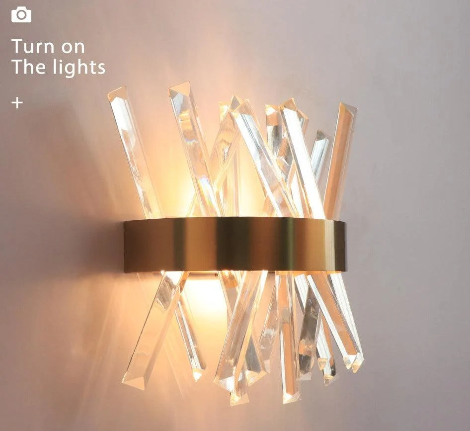 Homeko Crystal Wall Sconce -