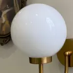 Homeko_Curved_Glass_Ball_Wall_Sconce_-_-4226721 Homeko Curved Glass Ball Wall Sconce