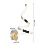 Homeko Curved Metal LED Wall Lamp