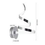 Homeko Curved Metal LED Wall Lamp