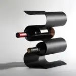 Homeko Curves Metal Table Wine Rack Bottle Holder