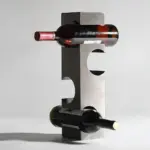 Homeko Curves Metal Table Wine Rack Bottle Holder