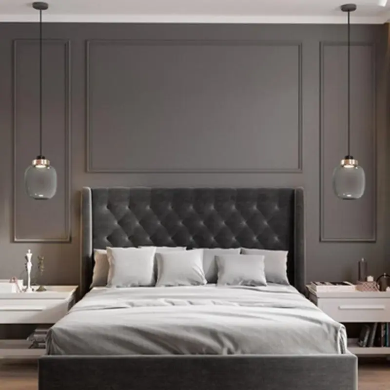 Homeko Cylinder Hallow Glass Pendant Light