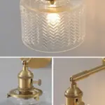 Homeko Cylindrical Glass Wall Lamp