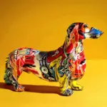 Homeko_Dachshund_Nordic_Painted_Statue_-_-4227713 Homeko Dachshund Nordic Painted Statue