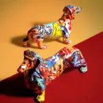 Homeko_Dachshund_Nordic_Painted_Statue_-_-4227721 Homeko Dachshund Nordic Painted Statue