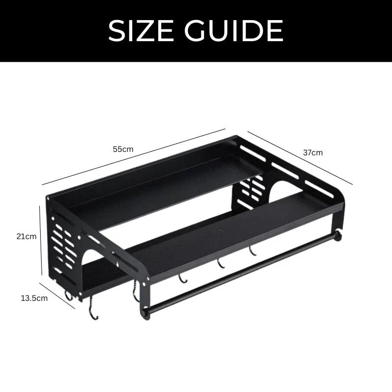 Homeko Dalton Kitchen Storage & Microwave Rack -