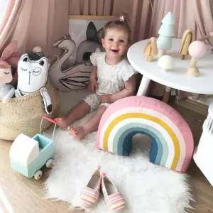 Homeko Days Rainbow Pillow