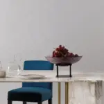 Homeko Decorative Glass Fruit Bowl with Stand