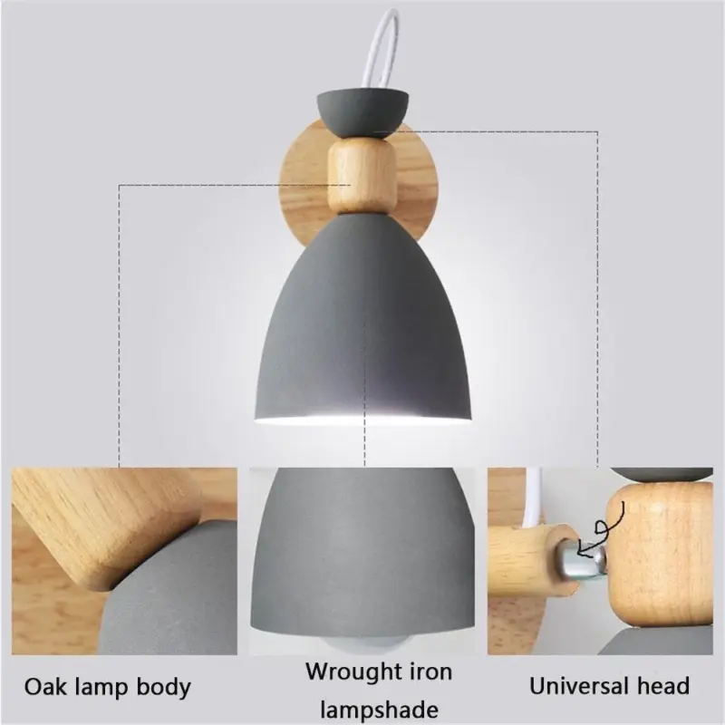 Homeko Design Nordic Style Modern Bedside Wall Lights