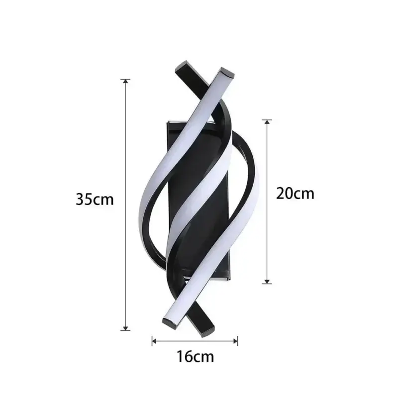 Homeko Design Spiral Wall Lamp