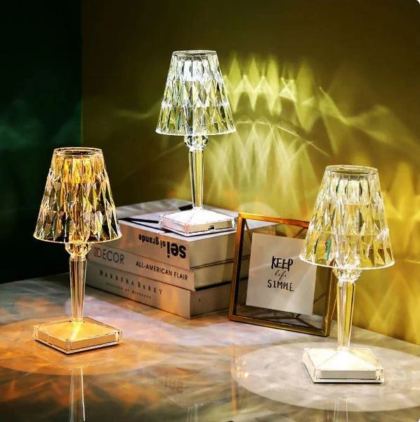 Homeko Diamond Glass Table Lamp -