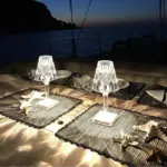 Homeko Diamond Glass Table Lamp