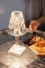 Homeko Diamond Glass Table Lamp