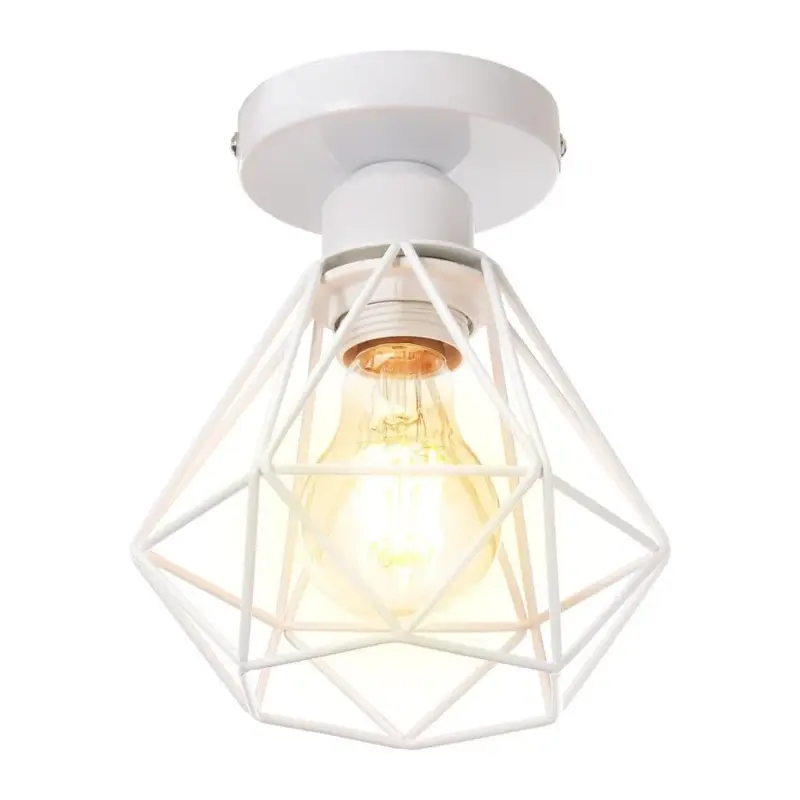 Homeko Diamond Shape Wrought Metal Pendant Lights