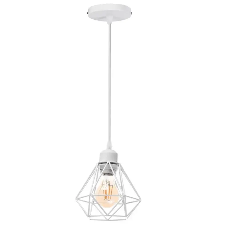Homeko Diamond Shape Wrought Metal Pendant Lights